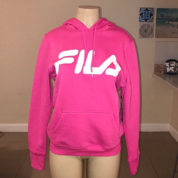 Fila Tops - SOLD NWT$65✨ Fila Pink Hoodie